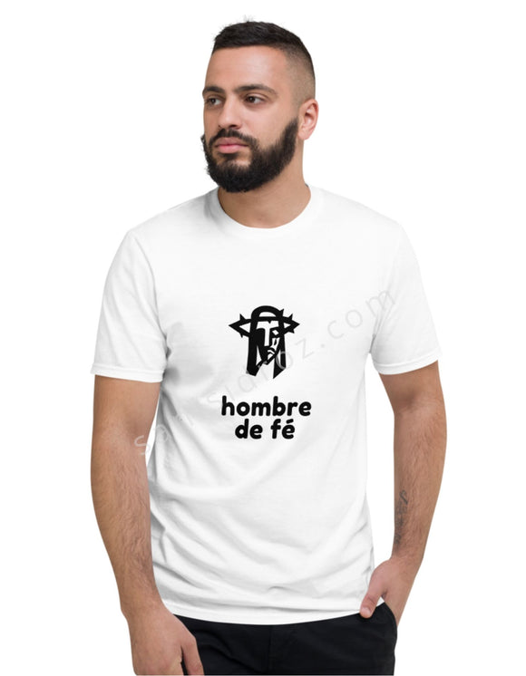 Tshirt para hombre - hombre de fe - Zapatería y Tienda Típica San Isidro 